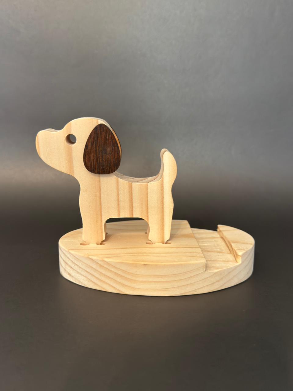 Soporte teléfono, modelo perrito
