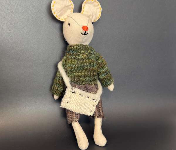 juguete ratón crochet