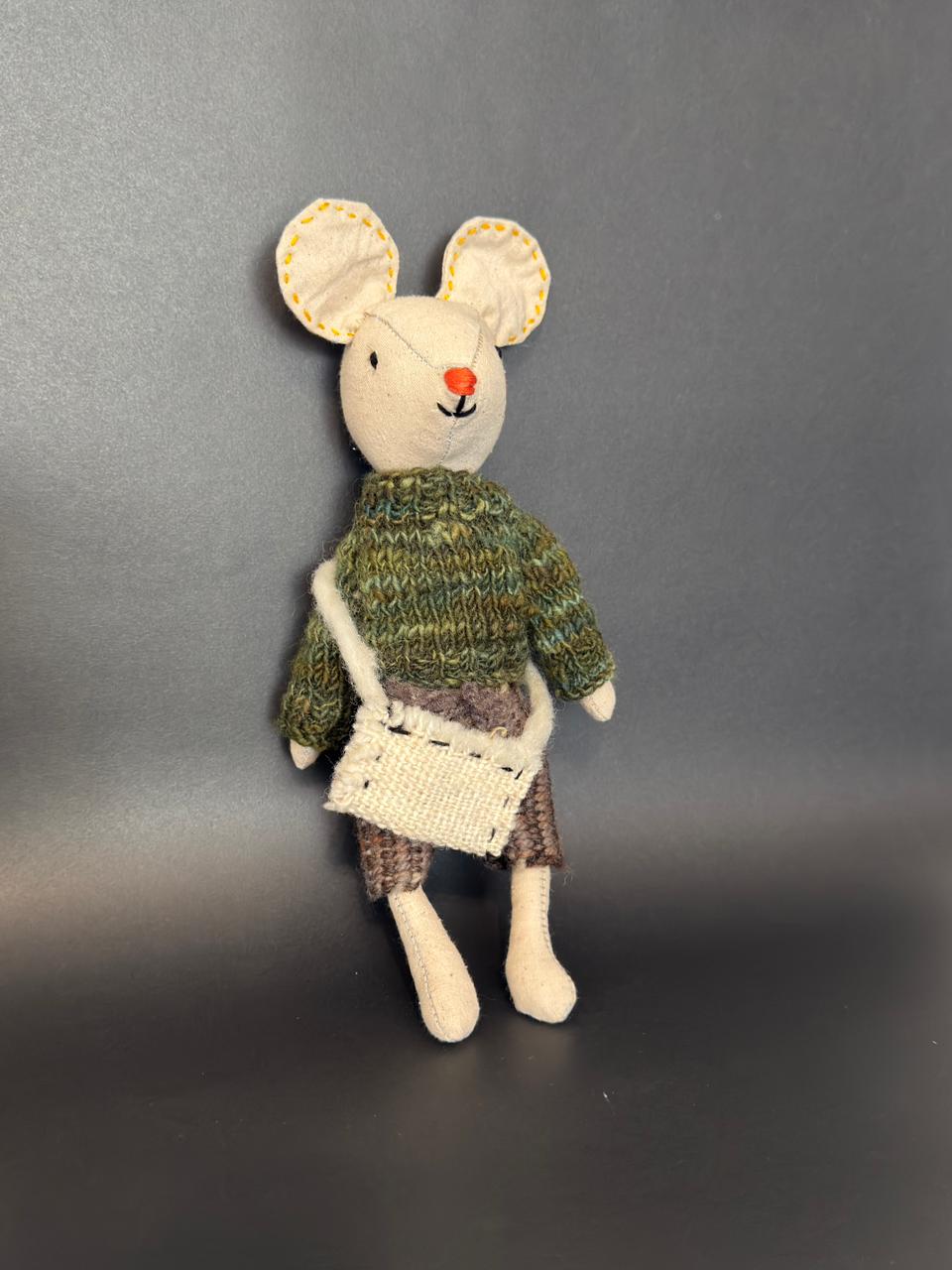 juguete ratón crochet